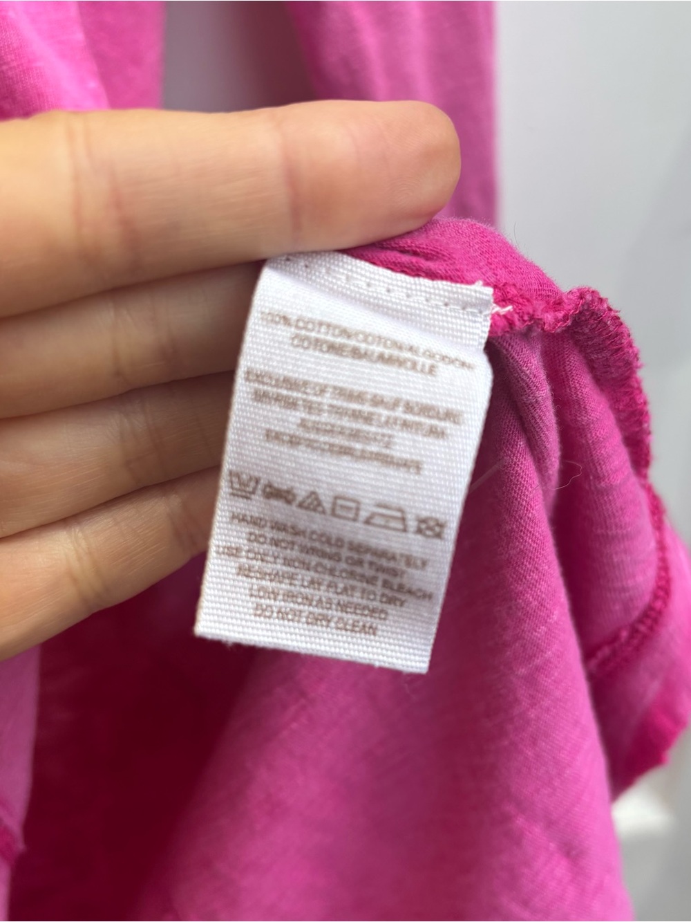 Free People Long-Sleeve Button Henley in Bright Pink - Picture 6 of 8